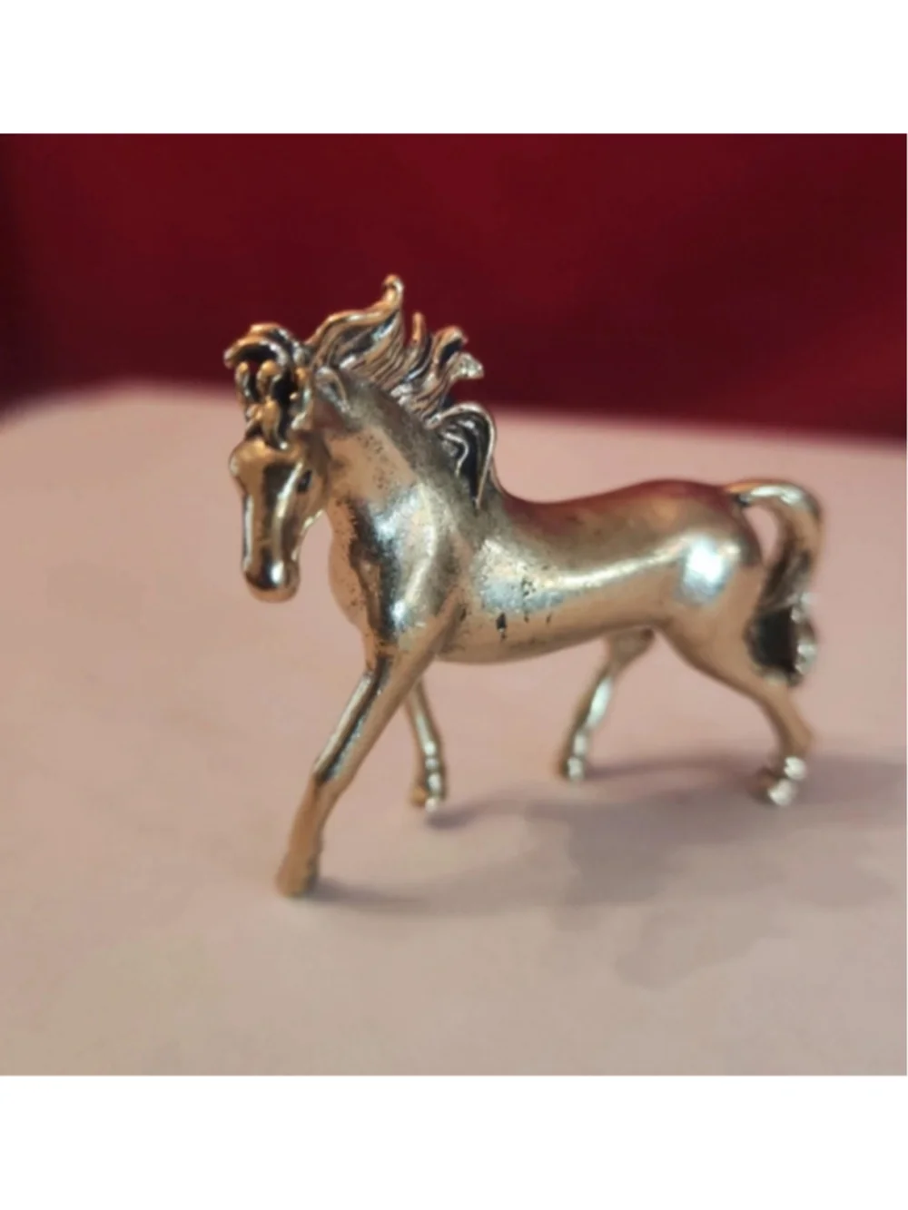 Minature Brass Horse Figurine